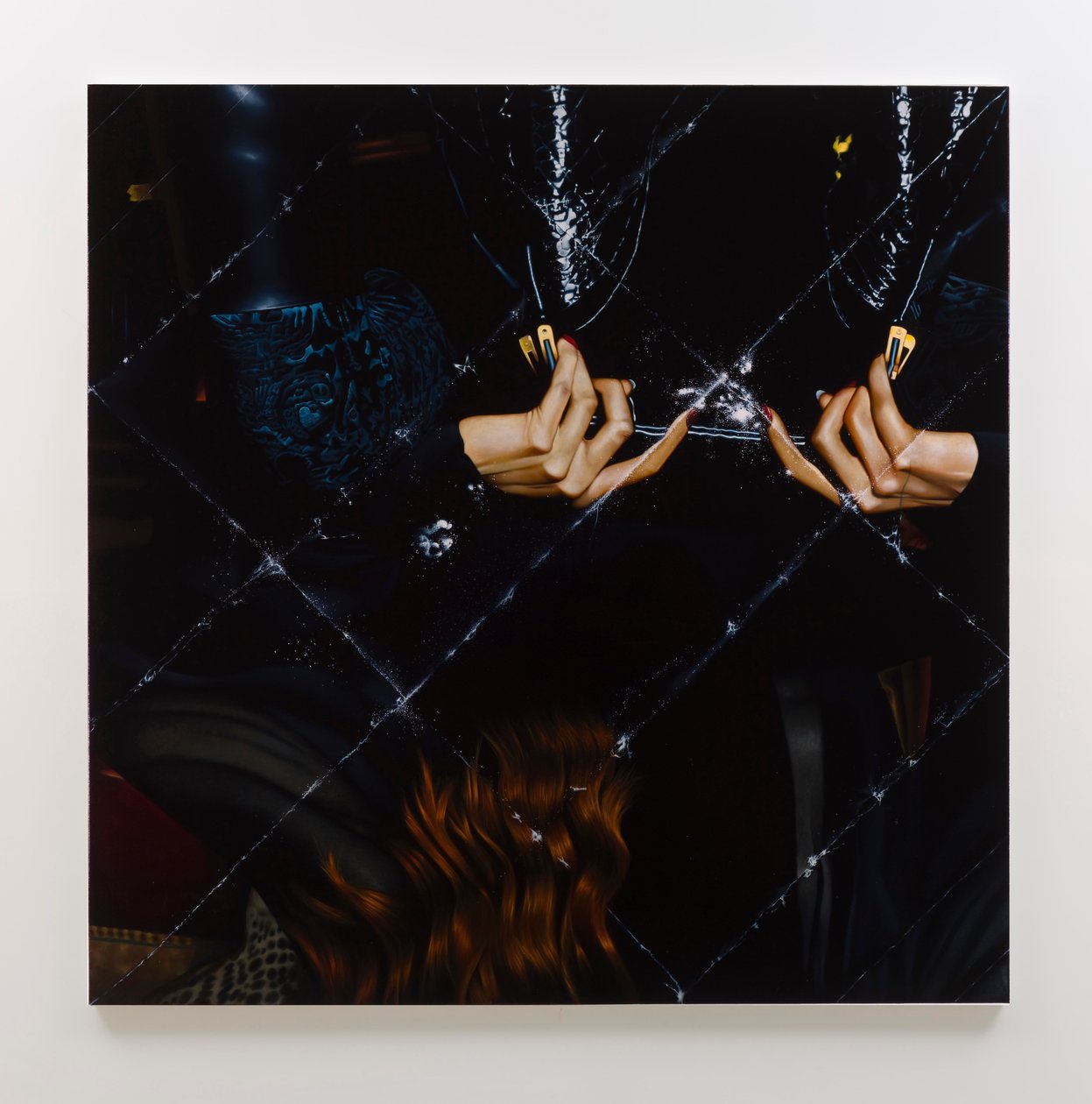 La hora del ídolo, 2013 (Óleo sobre lienzo) de Mat Collishaw
