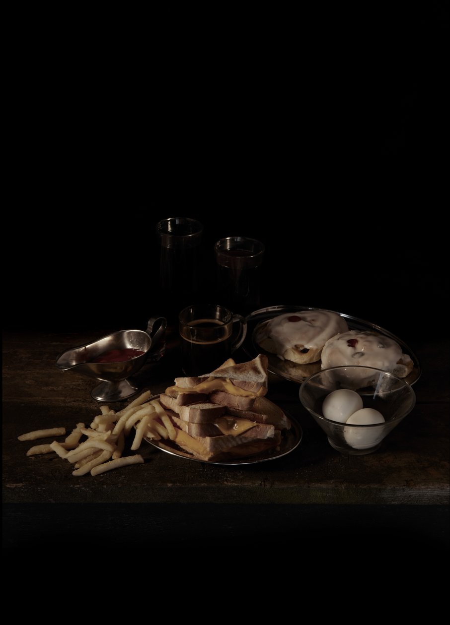 Última comida en el corredor de la muerte, Texas; Gary Miller, 2011 (fotografía tipo C). de Mat Collishaw