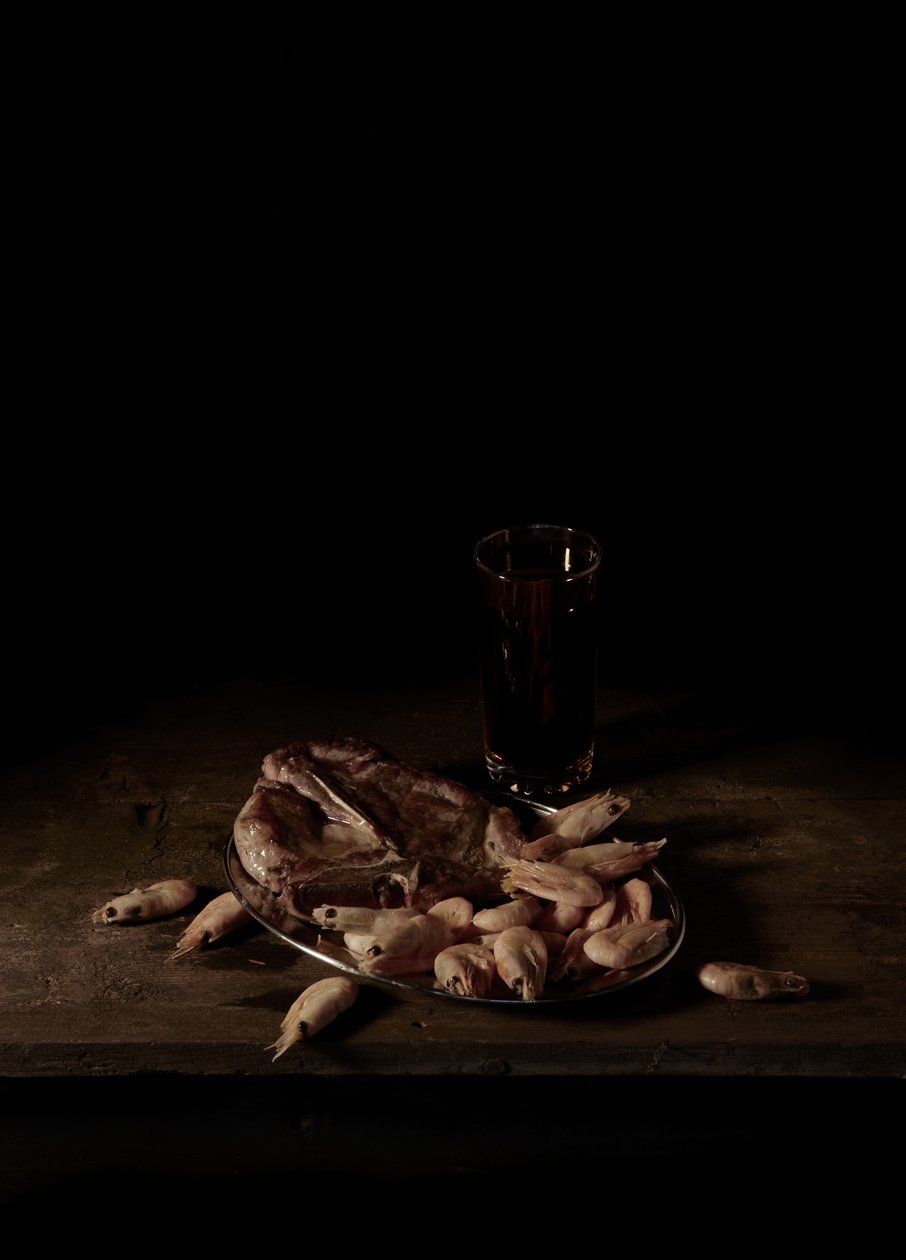 Última comida en el corredor de la muerte, Texas; Martin Vegas, 2011 (fotografía tipo C). de Mat Collishaw