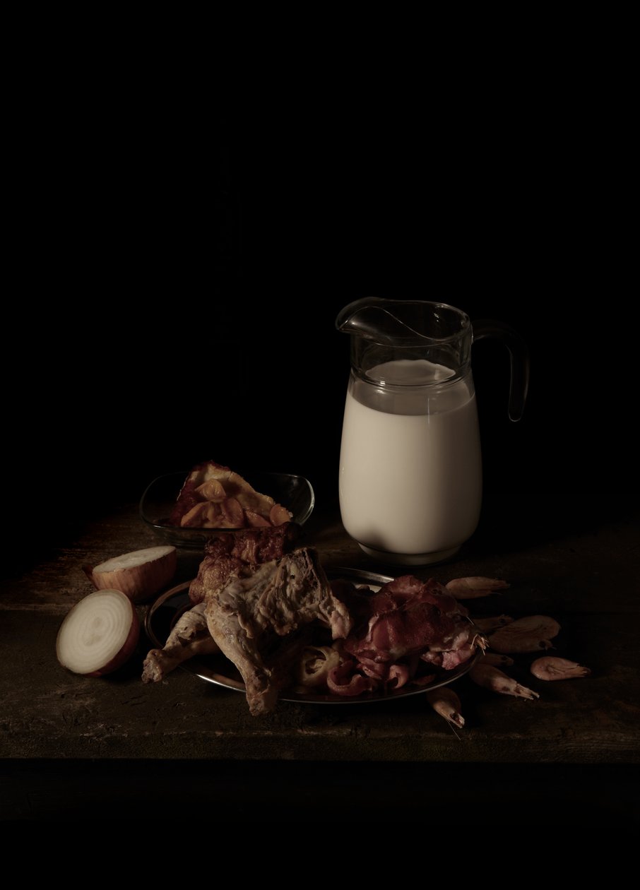 Última comida en el corredor de la muerte, Texas; Sammie Felde Junior, 2011 (fotografía tipo C). de Mat Collishaw
