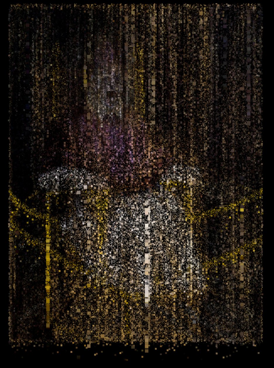 El fin de la inocencia, 2009 (Pantalla, proyector y disco duro) de Mat Collishaw