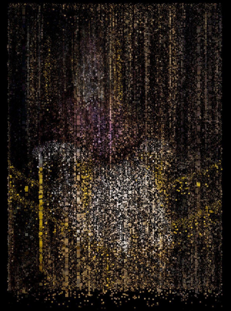 El fin de la inocencia, 2009 (Pantalla, proyector y disco duro) de Mat Collishaw