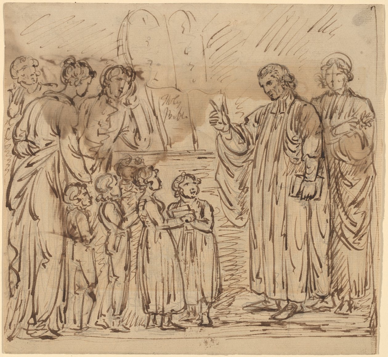 Lección de la Biblia de Mather Brown