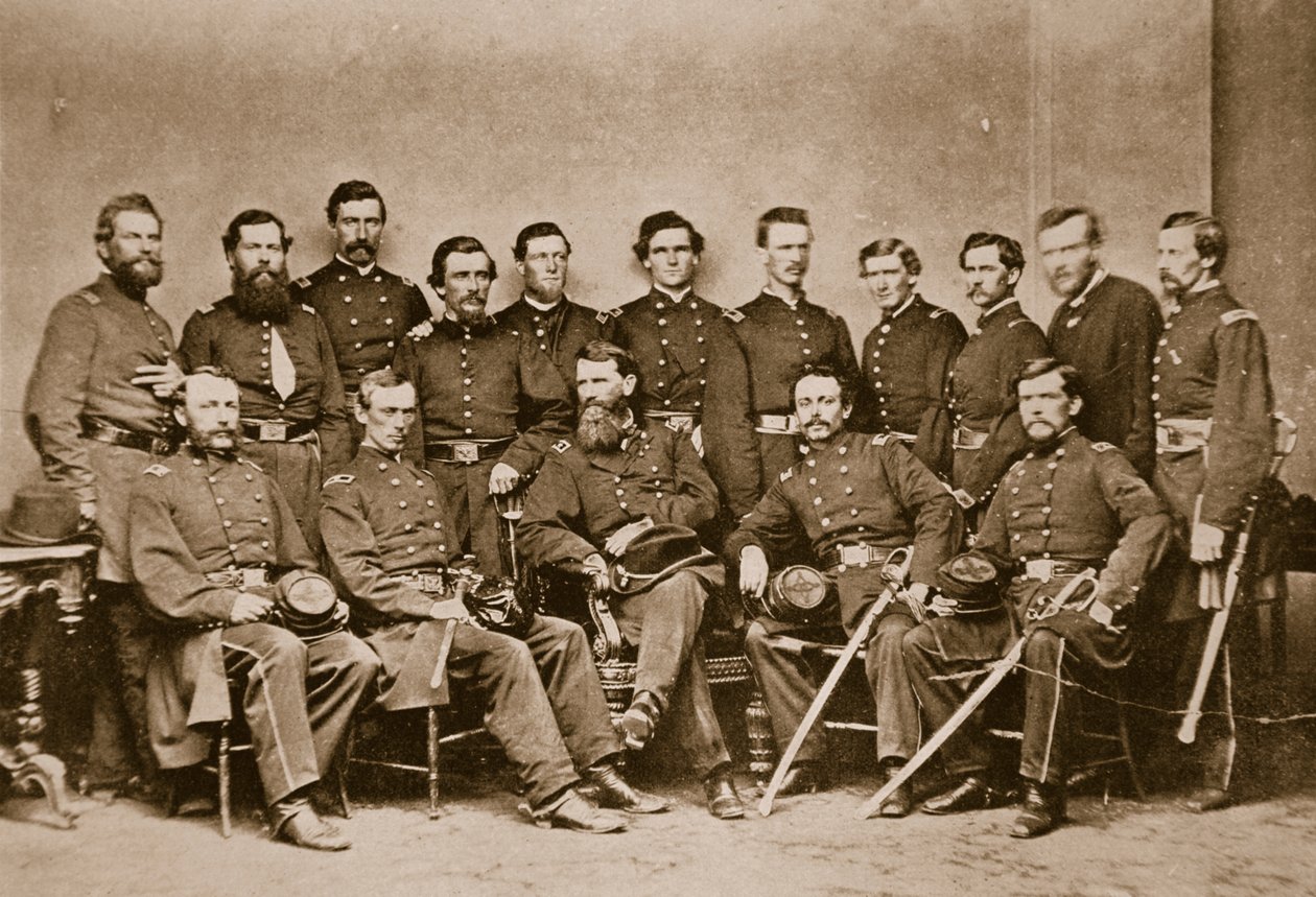 General F. P. Blair y su Estado Mayor, 1861-65