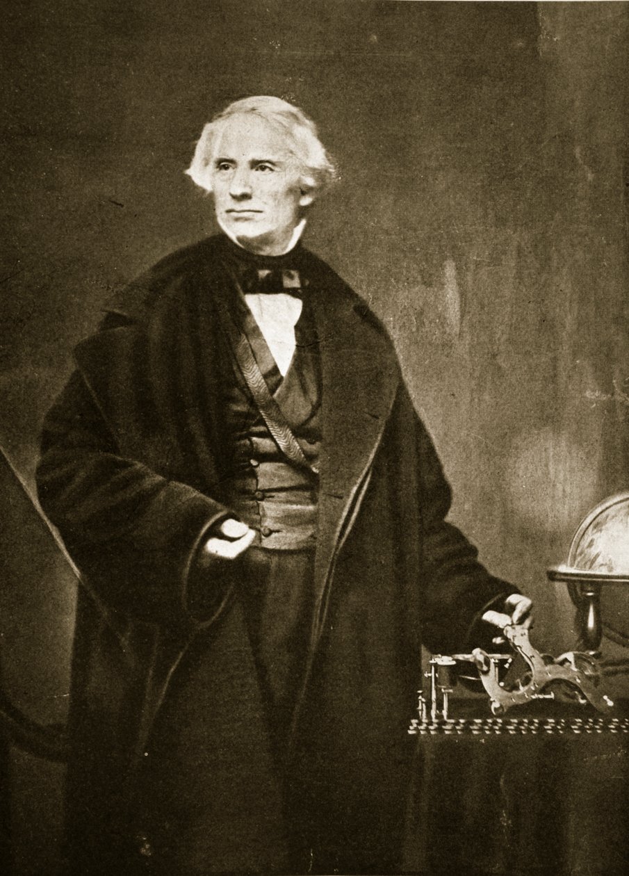 Samuel Finley Breese Morse en la Academia de Diseño en Nueva York, 1841 de Mathew B. Brady