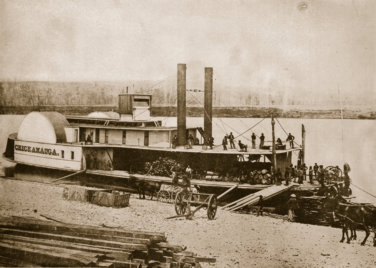 Transporte de suministros, 1861-65 de Mathew B. Brady