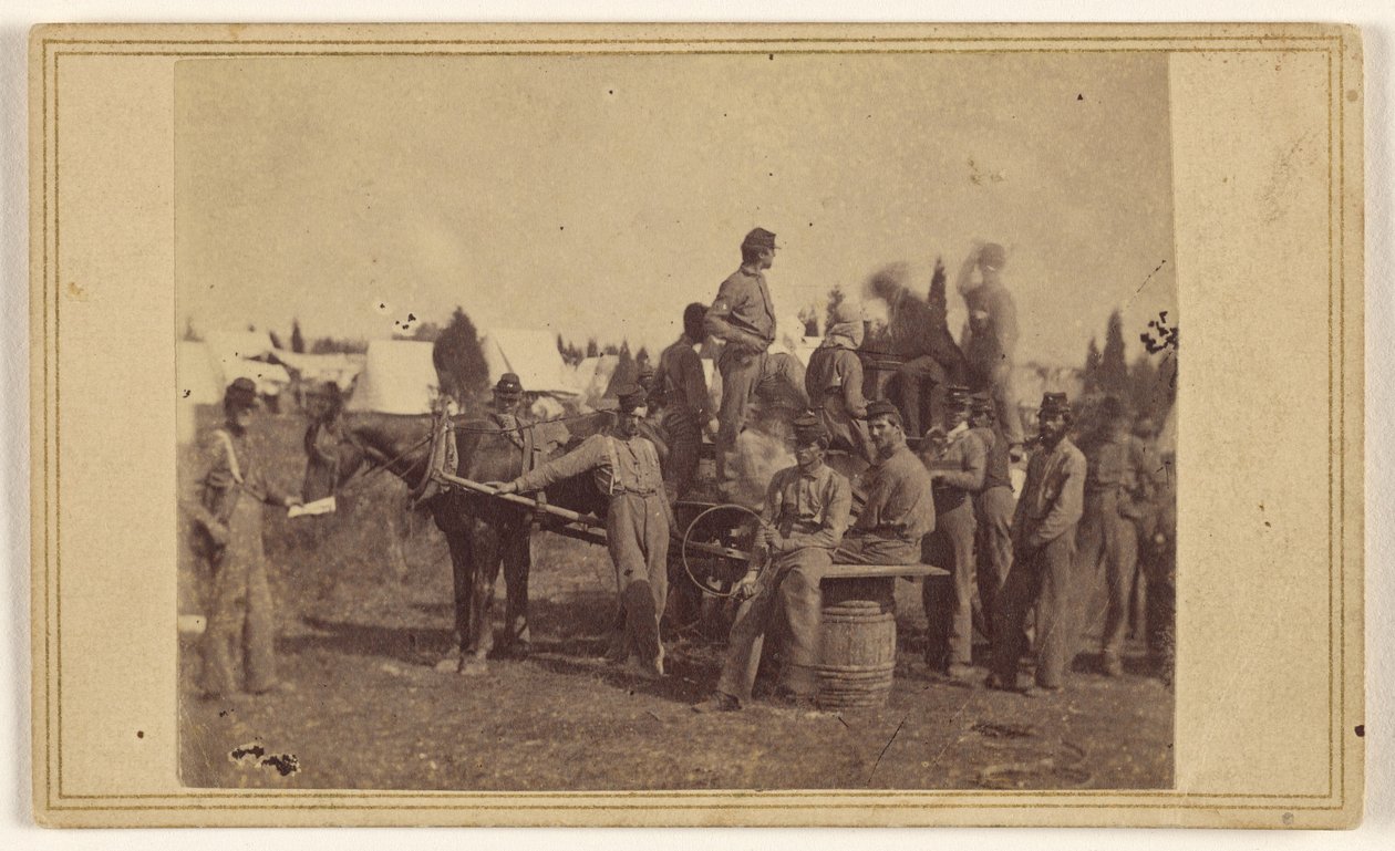 [Los colonos de Ft. Runyon] de Mathew B. Brady