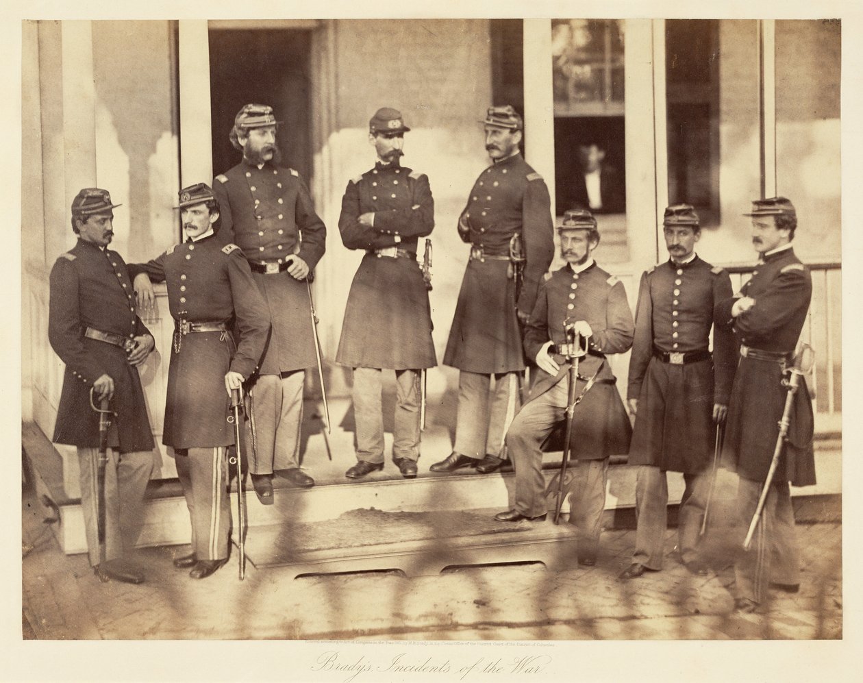Oficiales del 71.º Regimiento de Infantería de Nueva York de Mathew B. Brady
