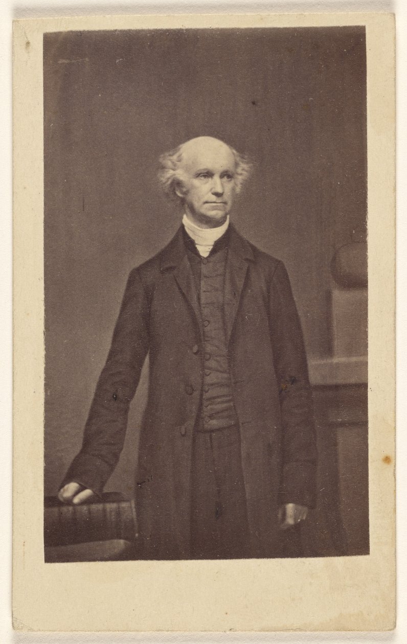 [Hombre calvo no identificado, de pie] de Mathew B. Brady