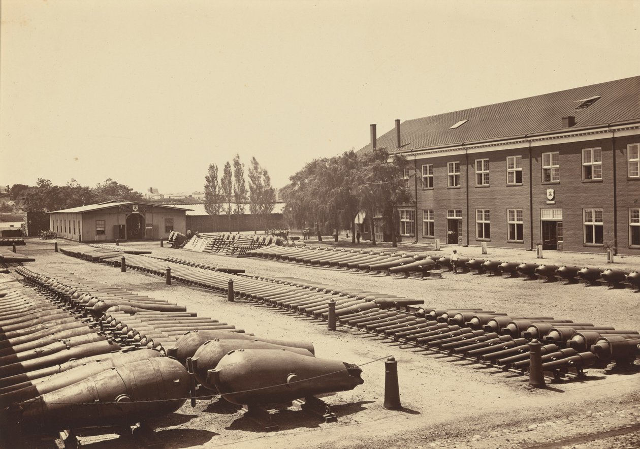 Vistas del arsenal de artillería naval, Washington, D.C., junio de Mathew B. Brady