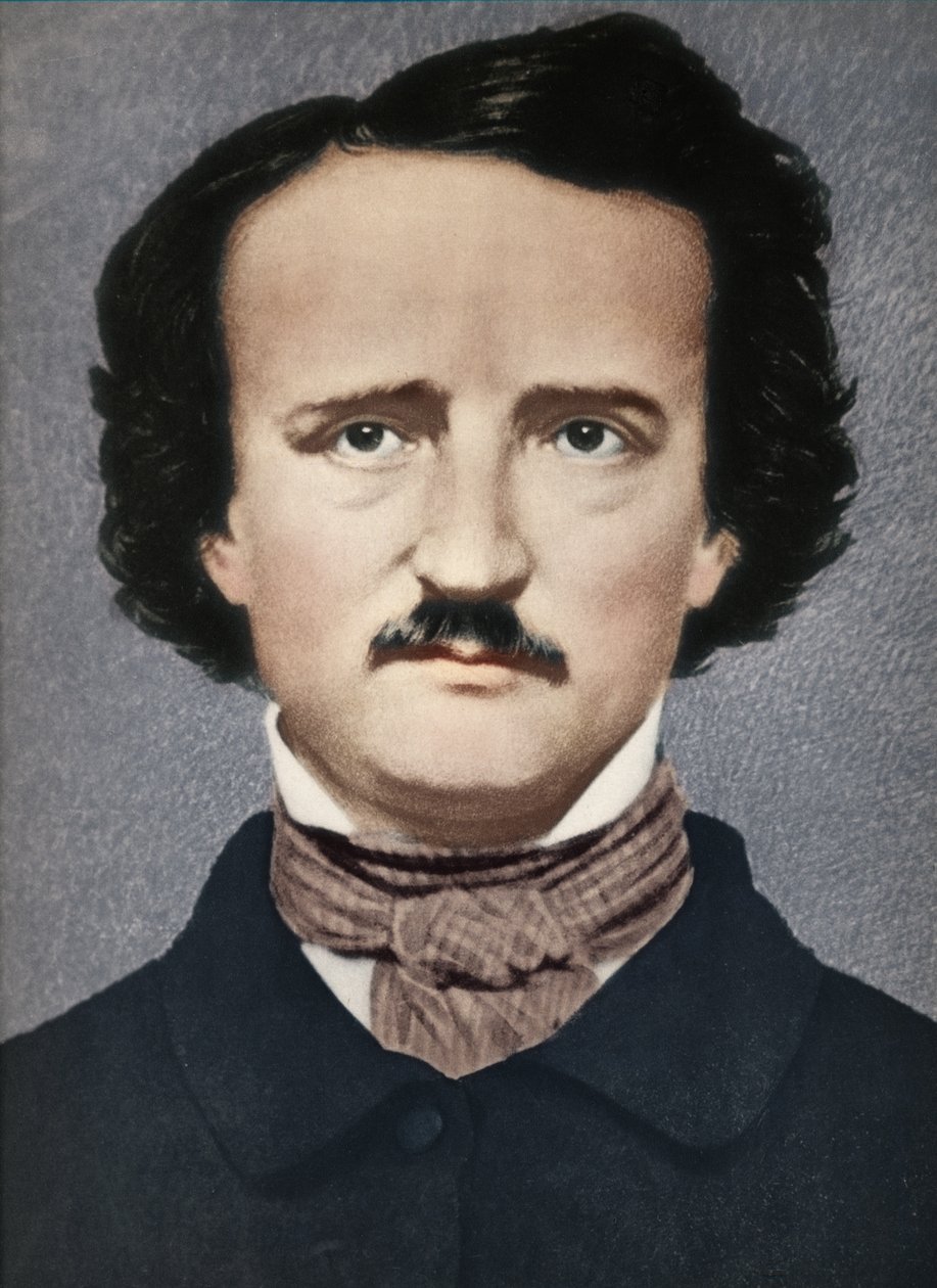 Edgar Allan Poe, c. 1840, 1939 de Mathew B. Brady