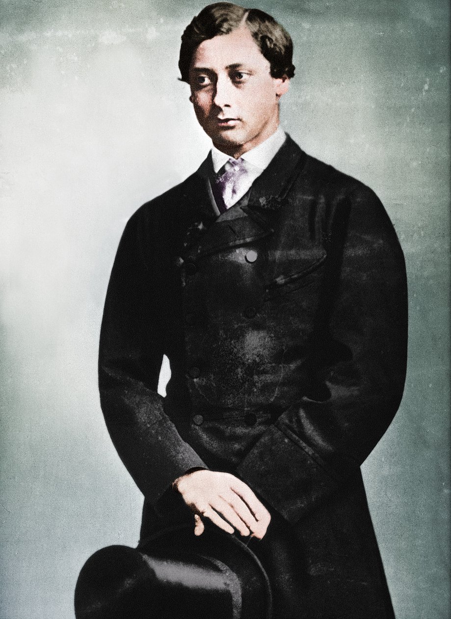 Eduardo VII como Príncipe de Gales, Nueva York, 1860 de Mathew B. Brady