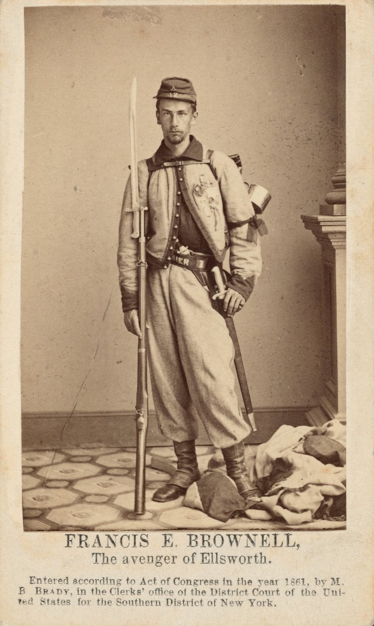 Francis E. Brownell,1861 (foto) de Mathew Brady
