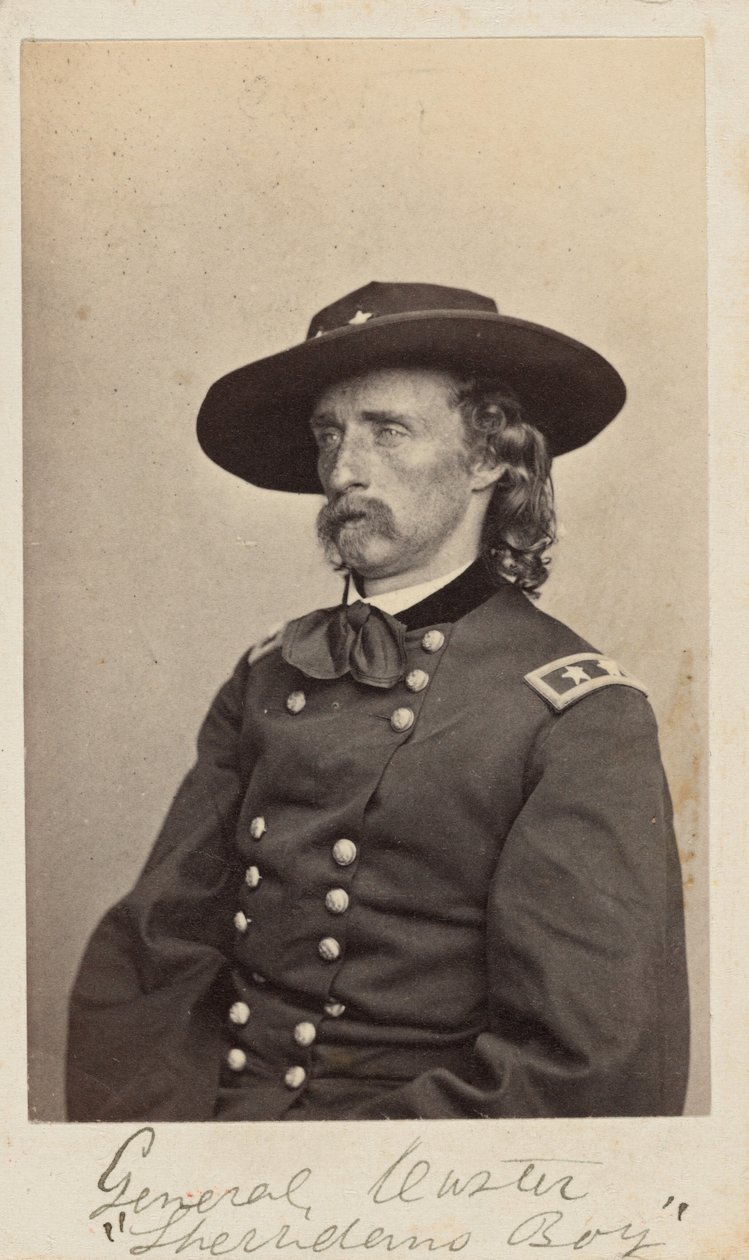 General George Armstrong Custer,1865 (foto) de Mathew Brady