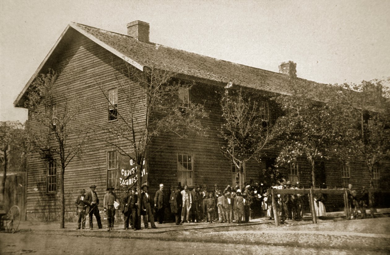 Sede de la Comisión Cristiana, Richmond, 1861-65 de Mathew B. Brady