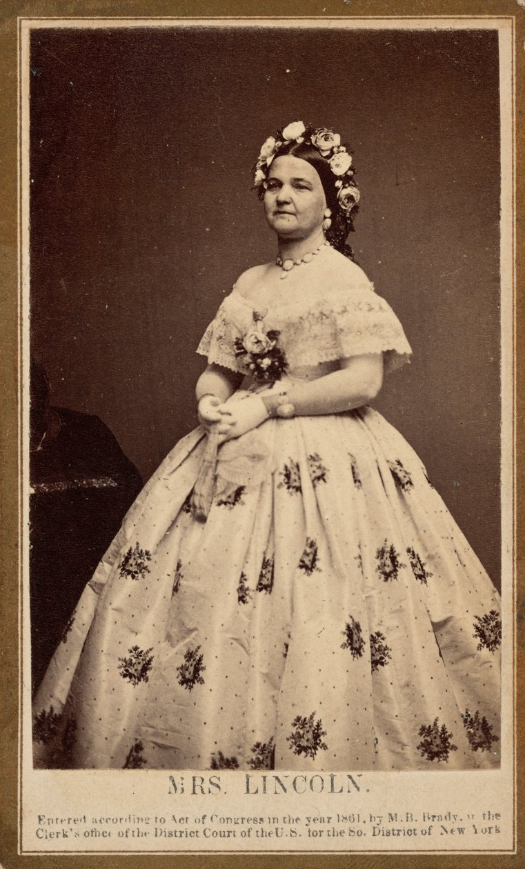 Mary Todd Lincoln,1861 (foto) de Mathew Brady
