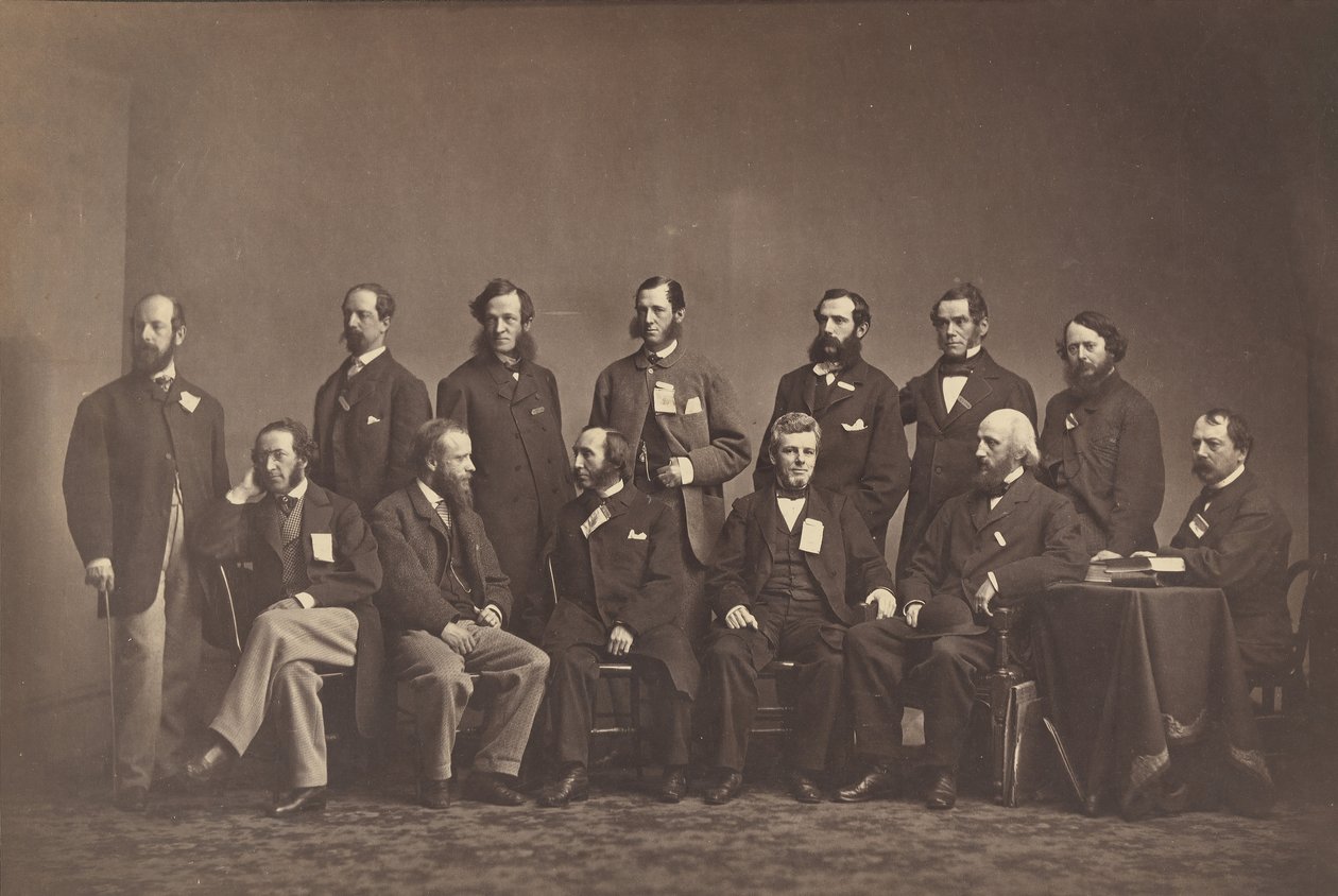 [Miembros de la Comisión Sanitaria de Nueva York], ca. 1860 de Mathew Brady