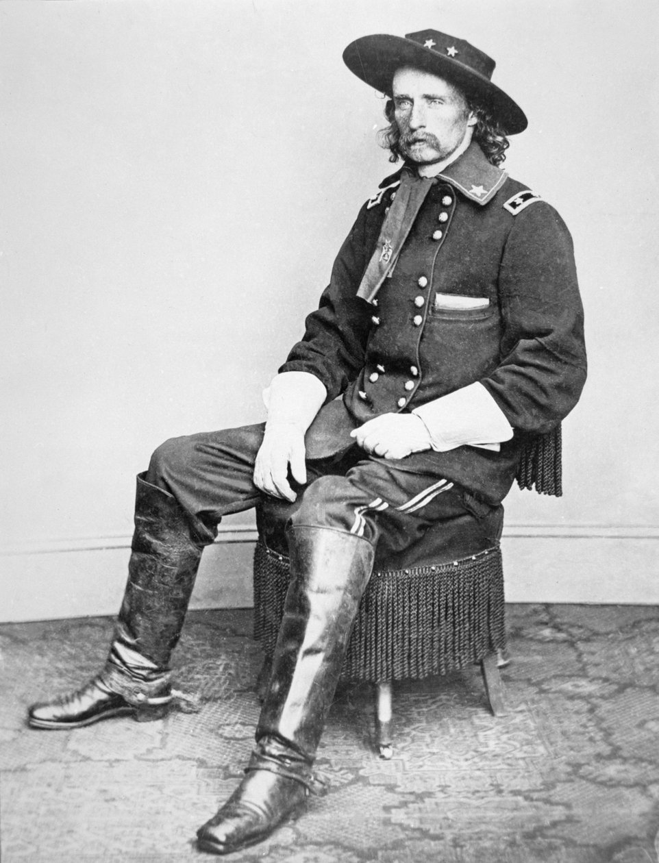 Retrato del General Armstrong Custer (1839-1876)