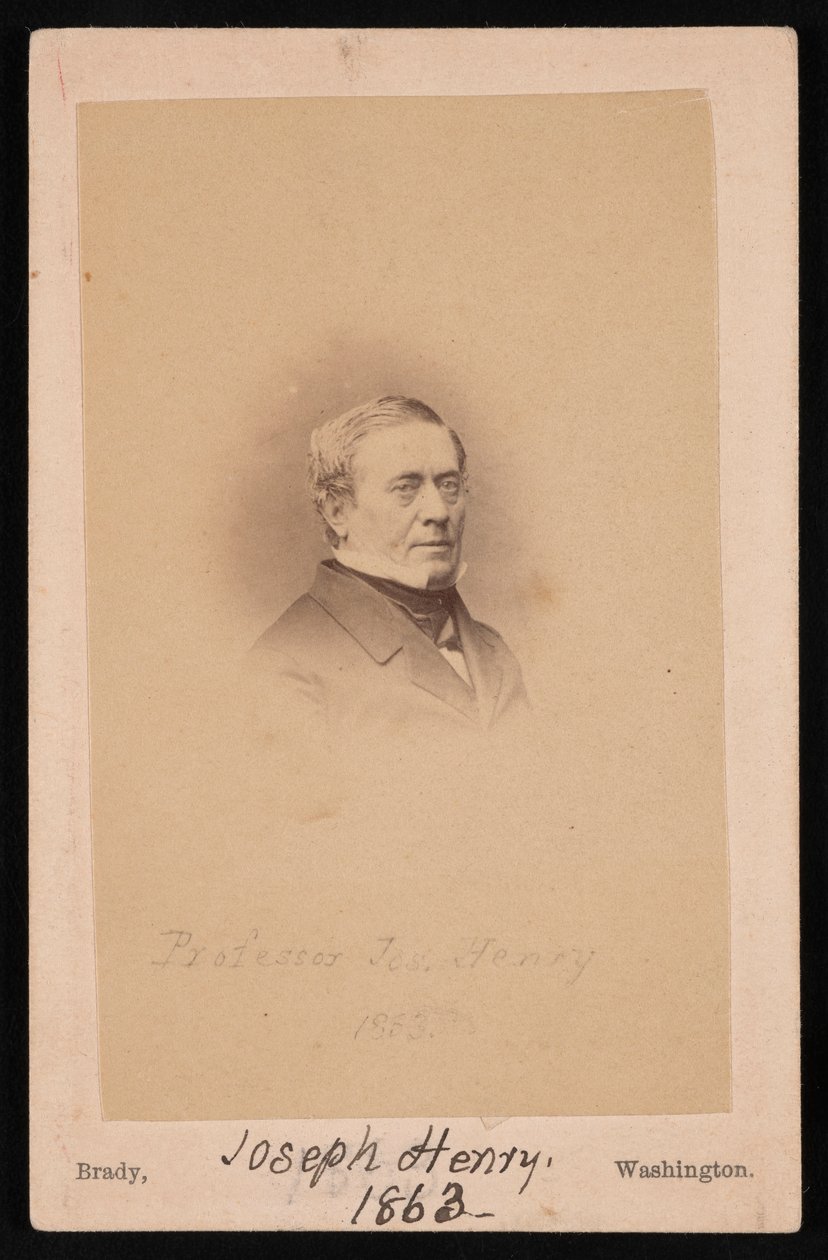 Retrato de Joseph Henry 1797-1878, 1863 de Mathew Brady