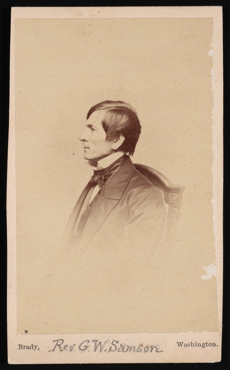 Retrato del Rev. George Whitefield Samson 1819-1896, Antes de 1896 de Mathew Brady