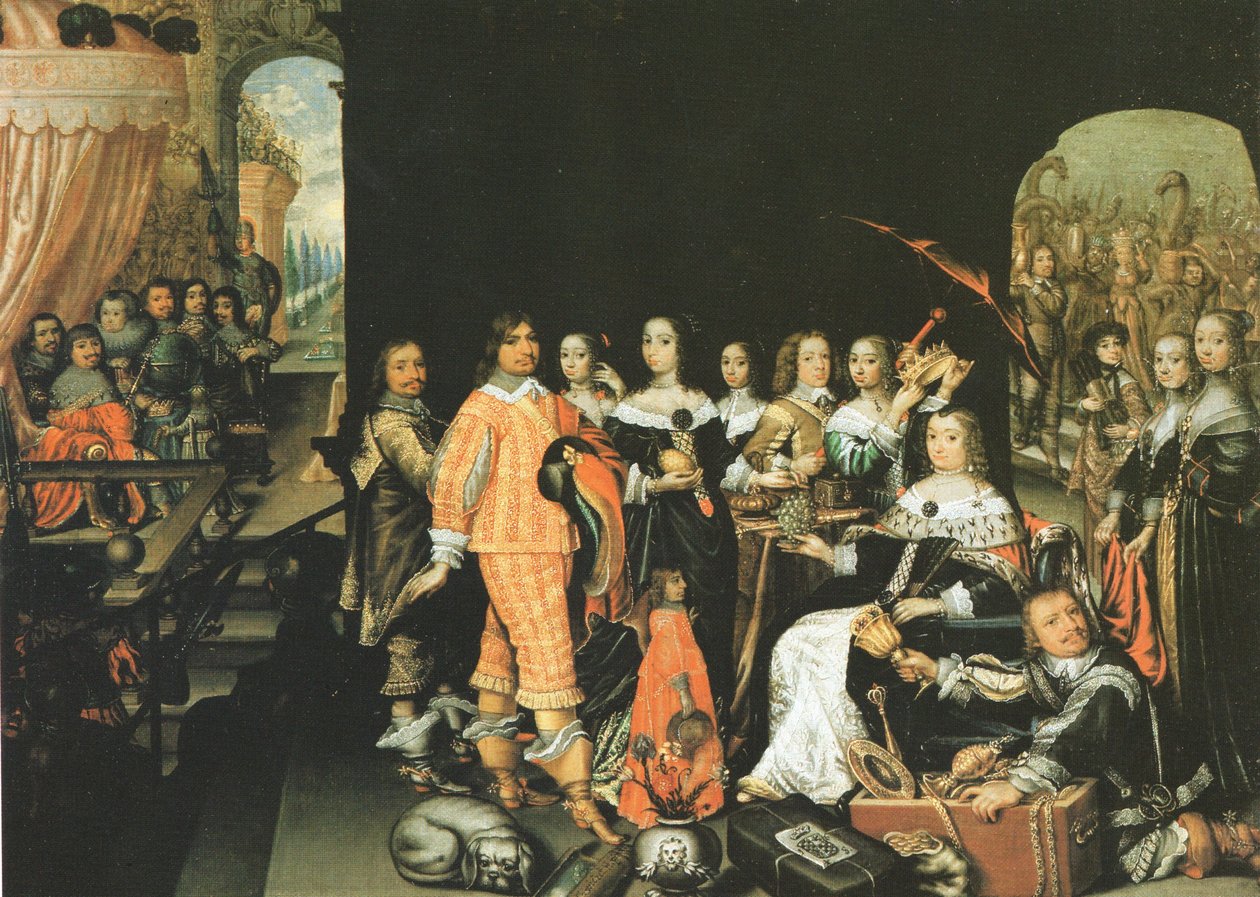 Glorificación de la viuda electora Elisabeth Charlotte de Brandeburgo como Reina de Saba de Mathias Czwiczek
