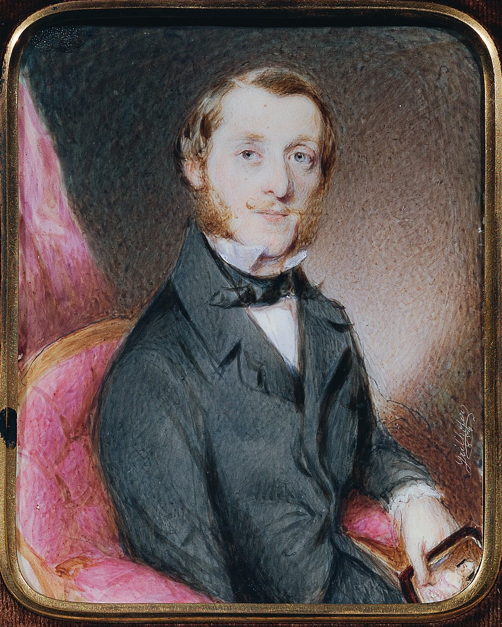 retrato de un caballero de Mathias Grilhofer