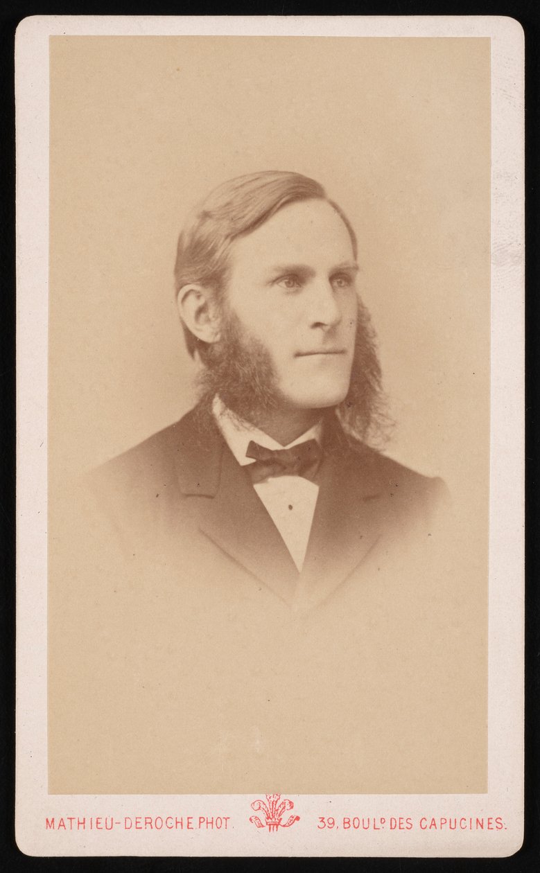 Retrato de Samuel Hubbard Scudder 1837-1911, circa 1871 de Mathieu Deroche