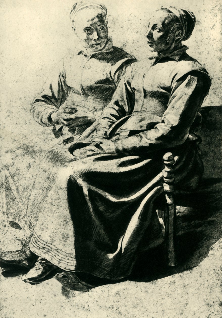 Dos mujeres campesinas, mediados del siglo XVII, 1943 de Mathieu Le Nain