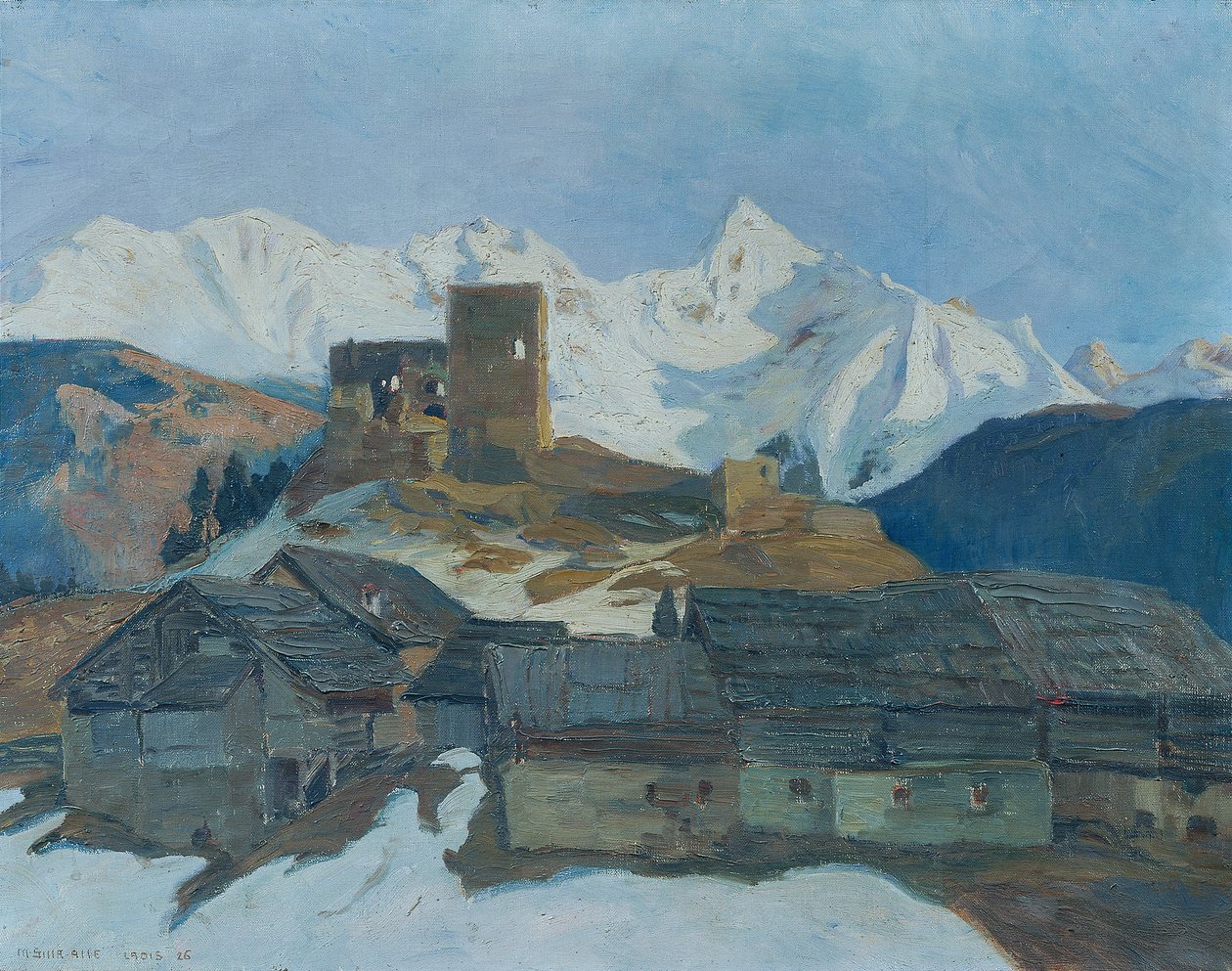 Invierno en Damas (Tirol) de Mathilde Sitta Allé