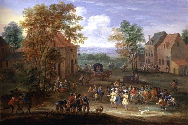 Festival en un pueblo rural de Mathys Schoevaerdts