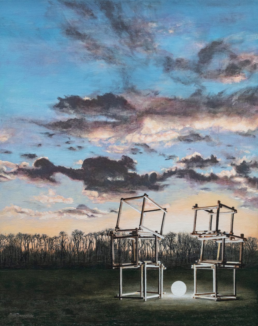 Placeholder, 2022 (acrílico sobre lienzo) de Matt Bannister