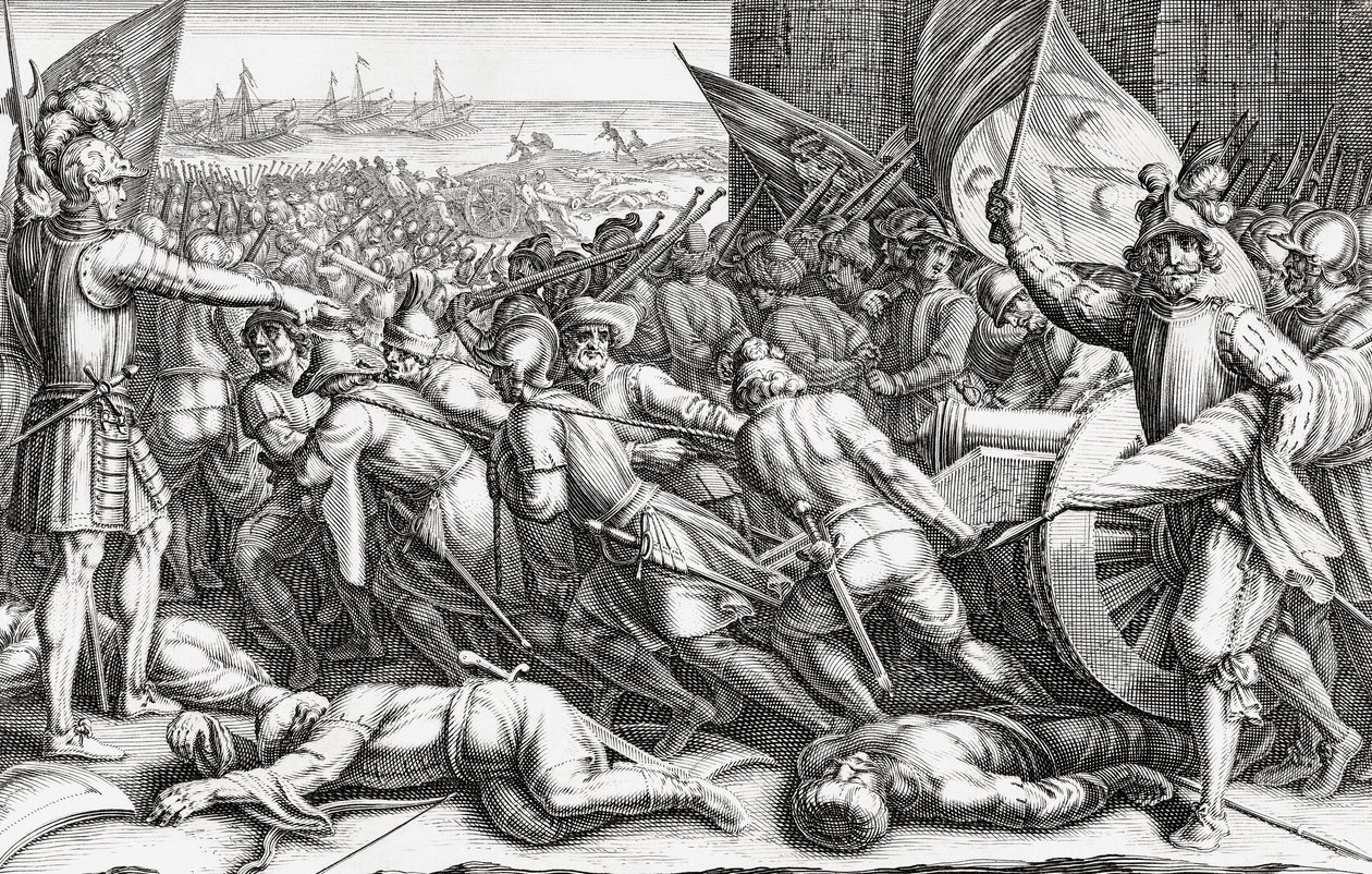 Embarque de las tropas de Ferdinando I de