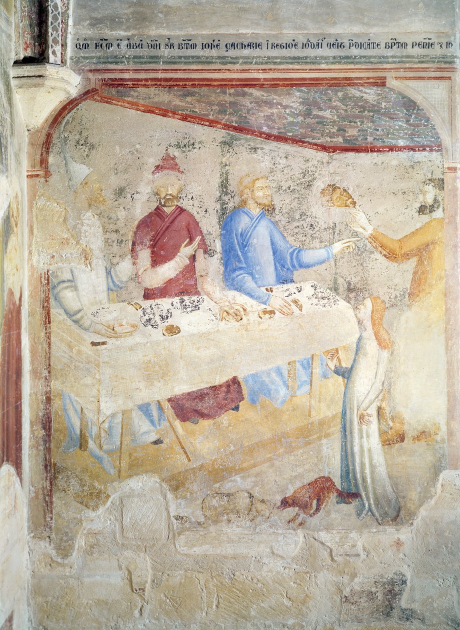 El Banquete de Herodes, escena de 