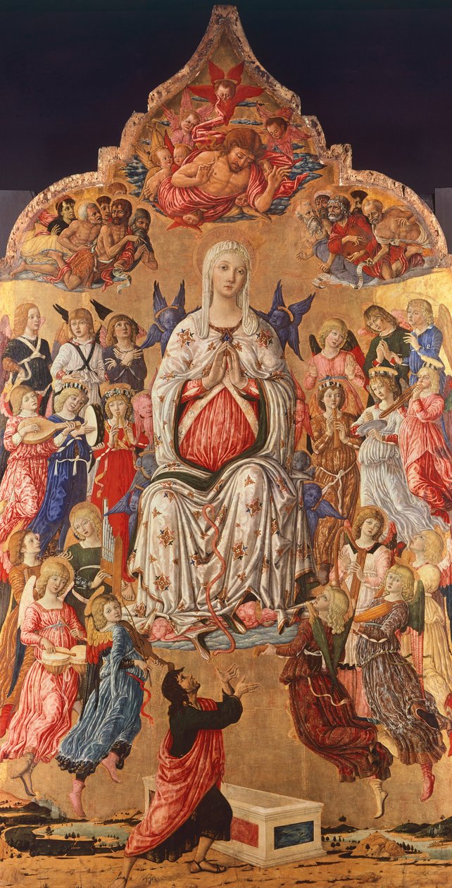 Madonna del cinturón, por Matteo di Giovanni de Matteo di Giovanni