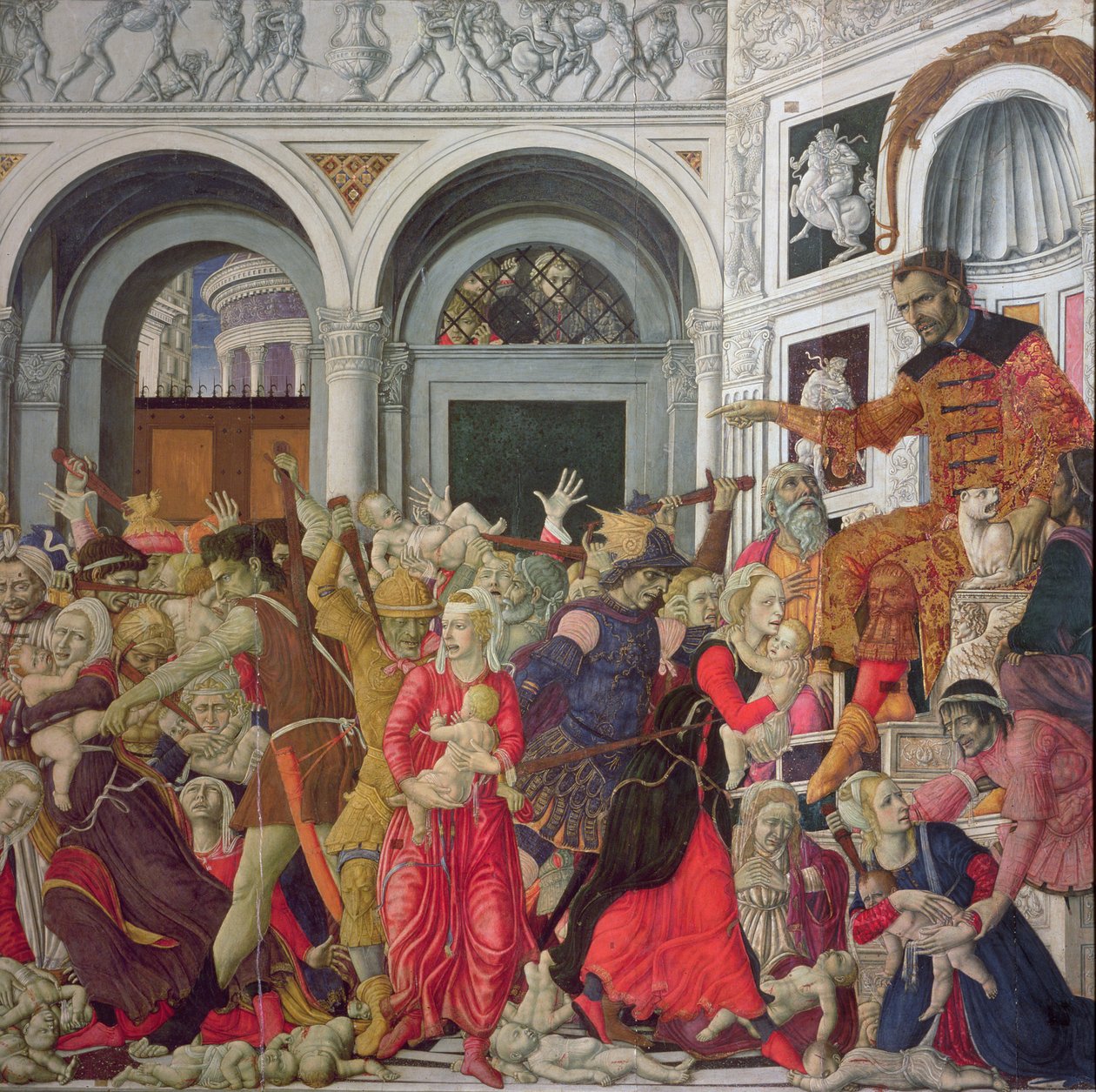La masacre de los inocentes (óleo sobre tabla) de Matteo di Giovanni di Bartolo