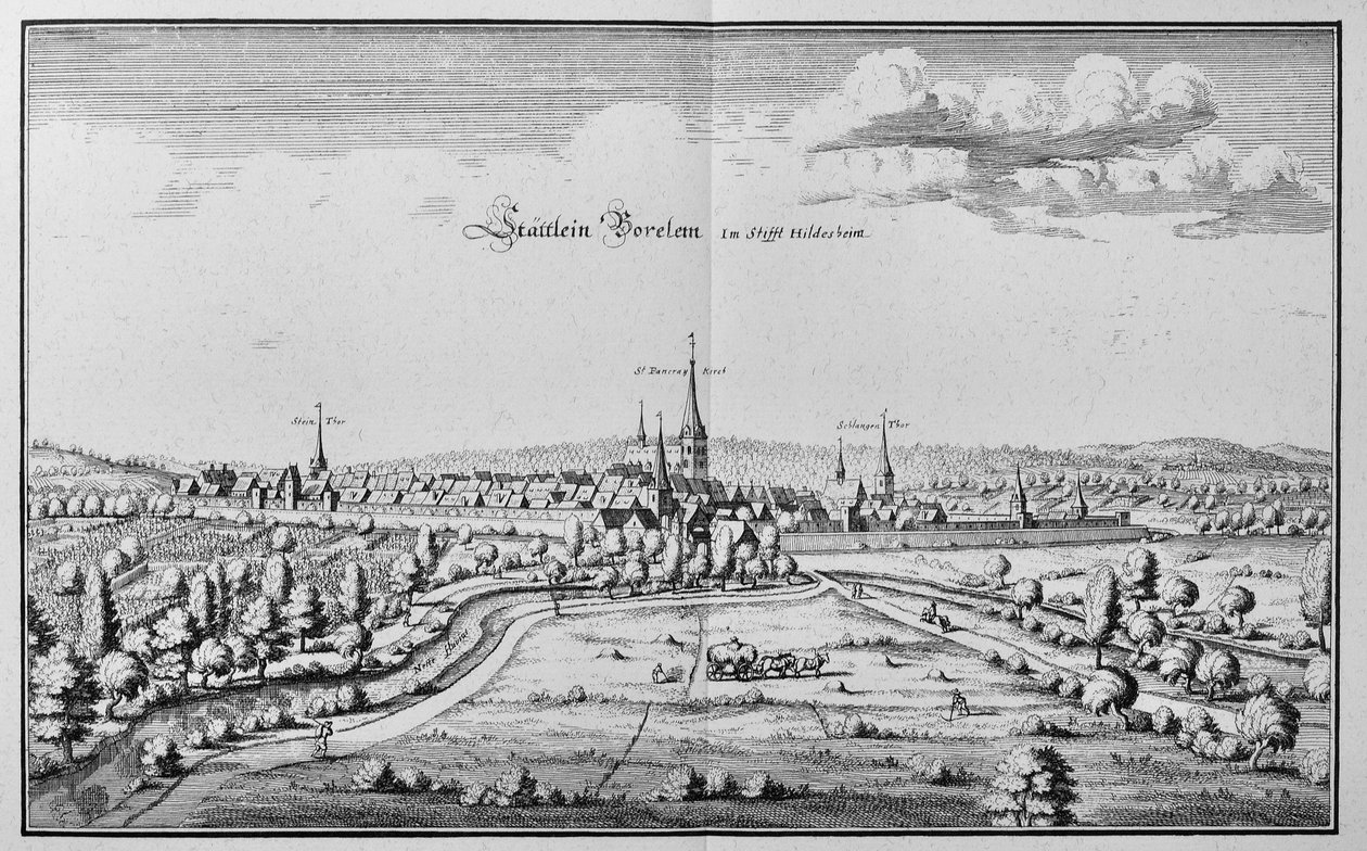 Bockenem, Baja Sajonia, Alemania de Matthaus Merian