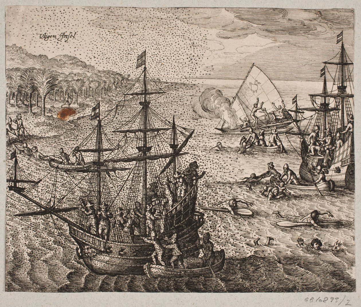Cómo se venció a los pueblos salvajes de Matthäus Merian d.Æ.