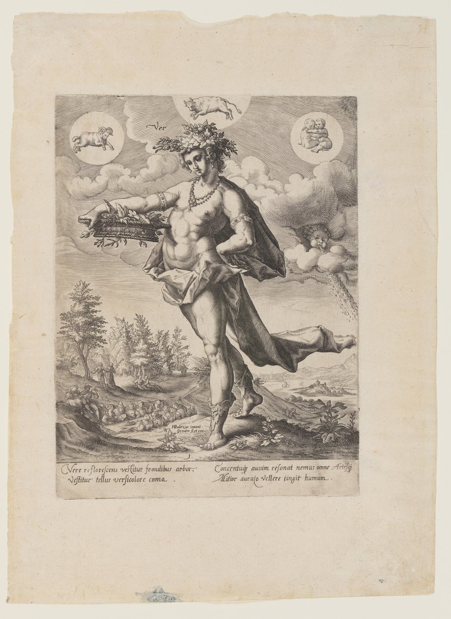 Primavera, de Las cuatro estaciones de Matthaus Greuter