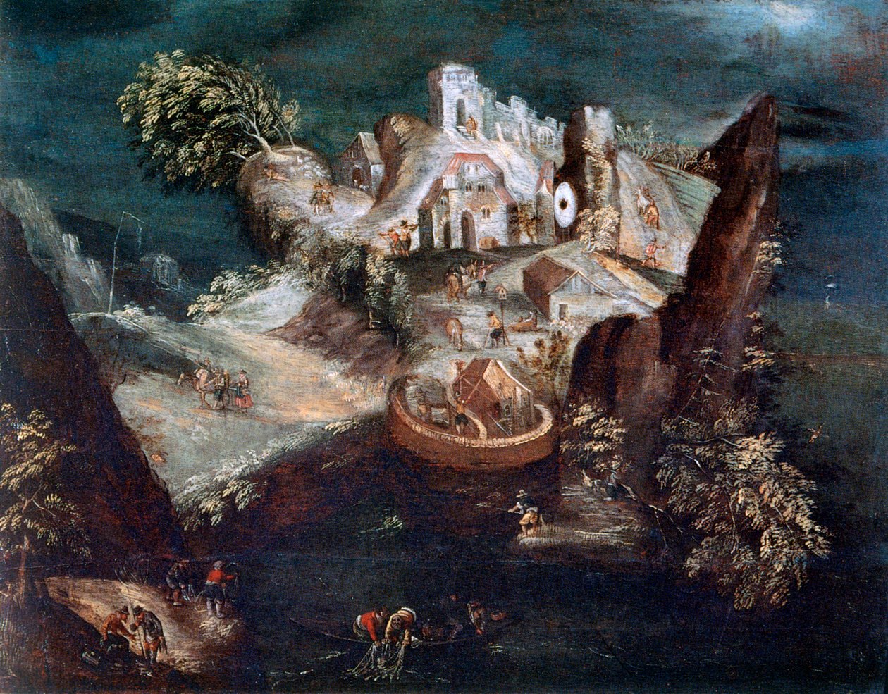 Paisaje Antropomórfico, c1613-1650 de Matthaus Merian