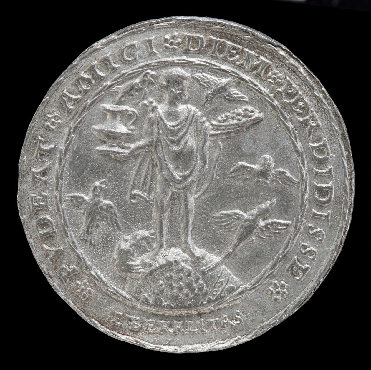 Alegoría de la liberalidad (reverso) de Matthes Gebel