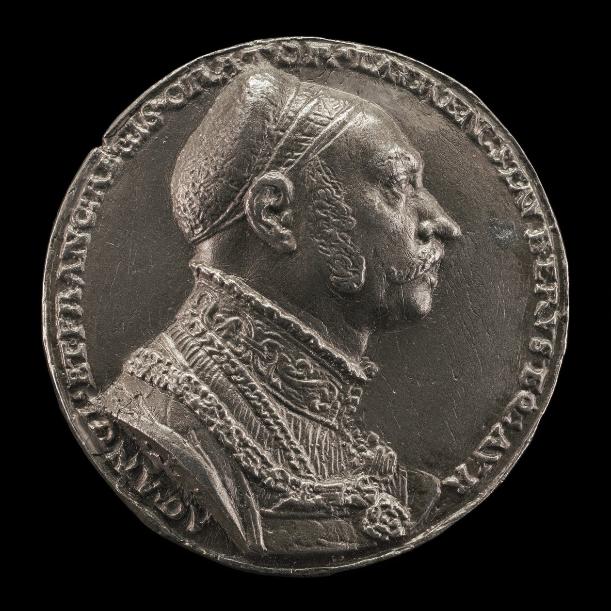 Lorenz Staiber, 1485-1539, Patricio de Núremberg, Escritor y Orador (anverso) de Matthes Gebel