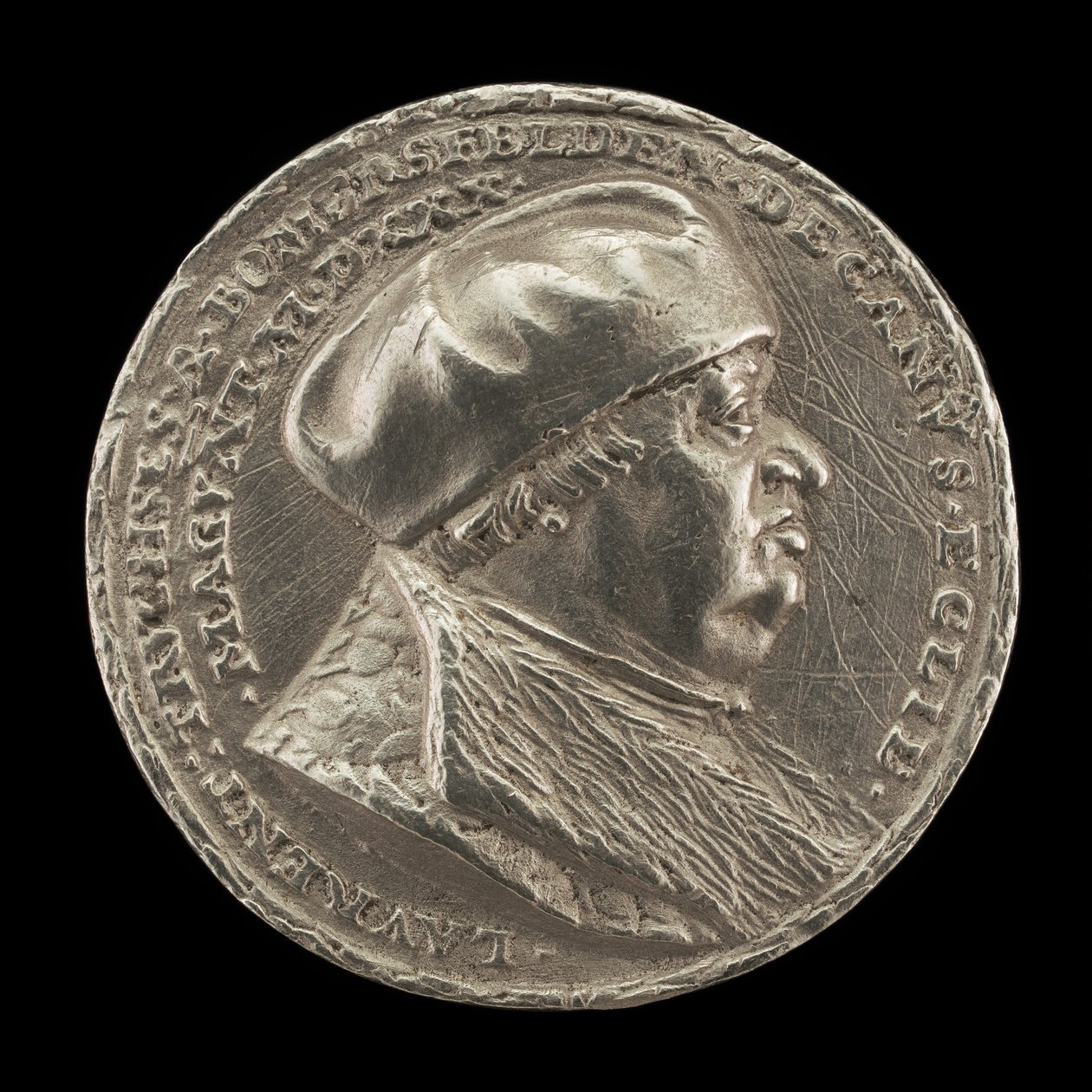 Lorenz Truchsess von Pommersfelden, 1473-1543, decano de la catedral de Mainz [anverso] de Matthes Gebel