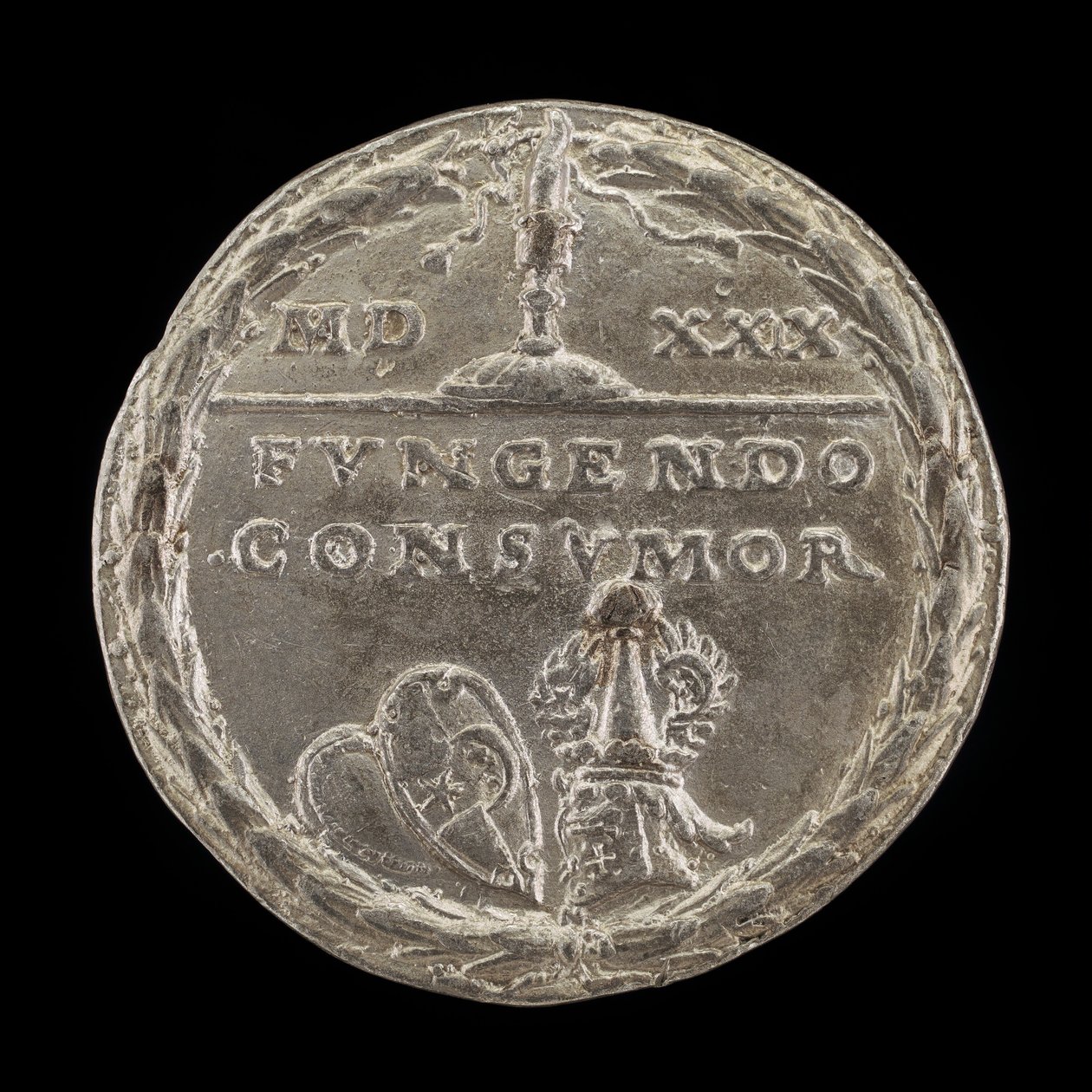 Escudos y Casco [reverso], 1529 de Matthes Gebel