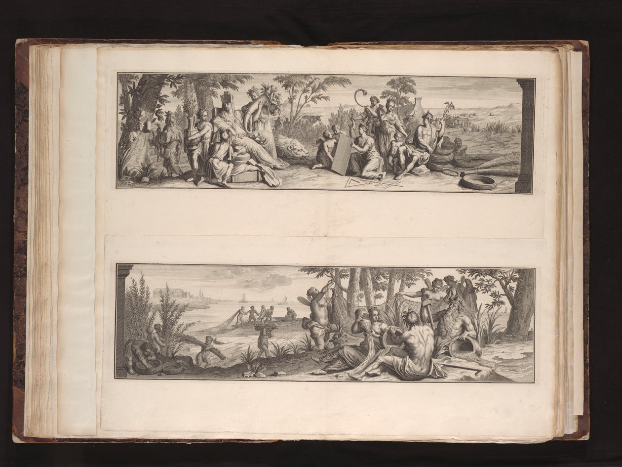 Caerte vertoonende de landen etc. van den Overwaert gelegen binnen den ringdyk van den Alblasserwaert / uitgegeven door order van de edele Heeren erfwatergraaf en water heemraden van den selven Overwaert in’t jaer MDCCVI de Mattheus van Nispen