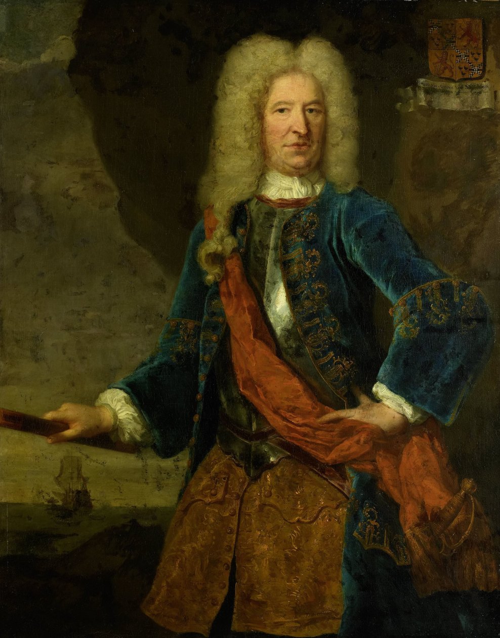 Retrato de François van Aerssen, señor de Sommelsdijk, vicealmirante de Holanda y Frisia Occidental de Mattheus Verheyden
