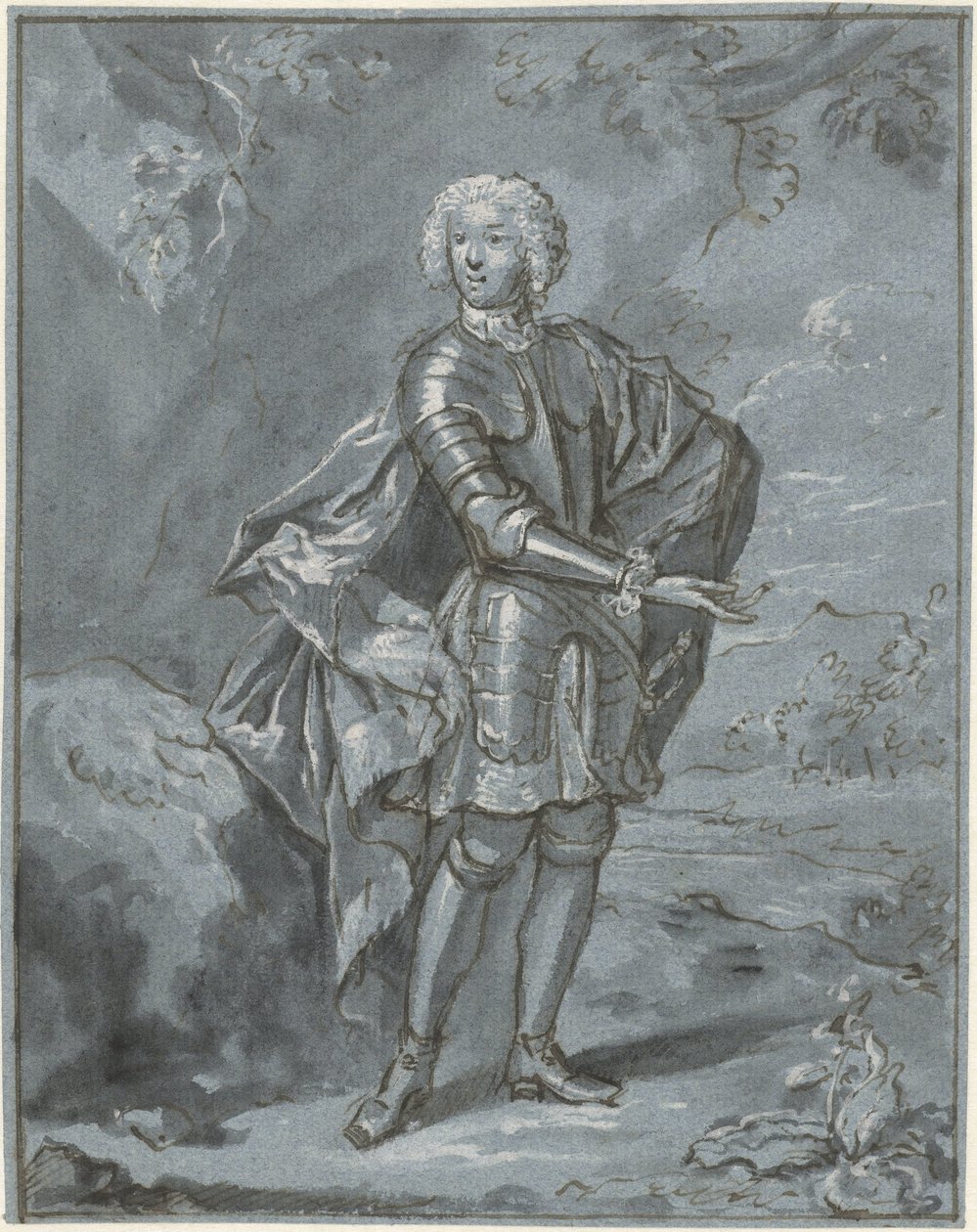 Retrato de un hombre desconocido con armadura de Mattheus Verheyden