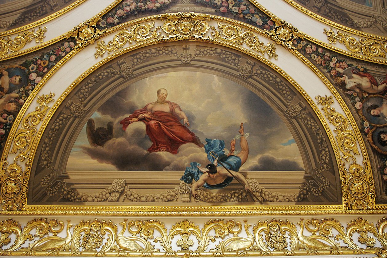 Júpiter enviando a Mercurio en una misión, Salón Elizabeth de Matthew Cotes Wyatt
