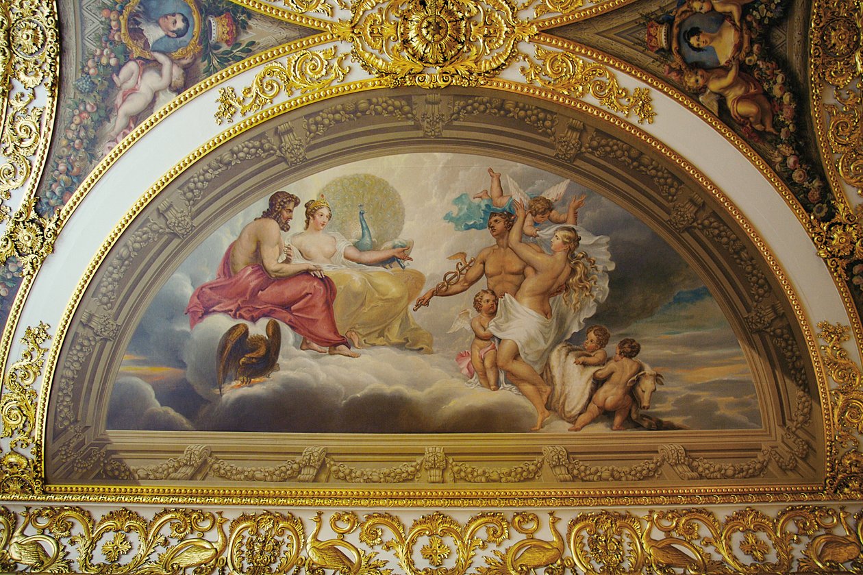 El mito de Júpiter y Juno, Salón Elizabeth de Matthew Cotes Wyatt