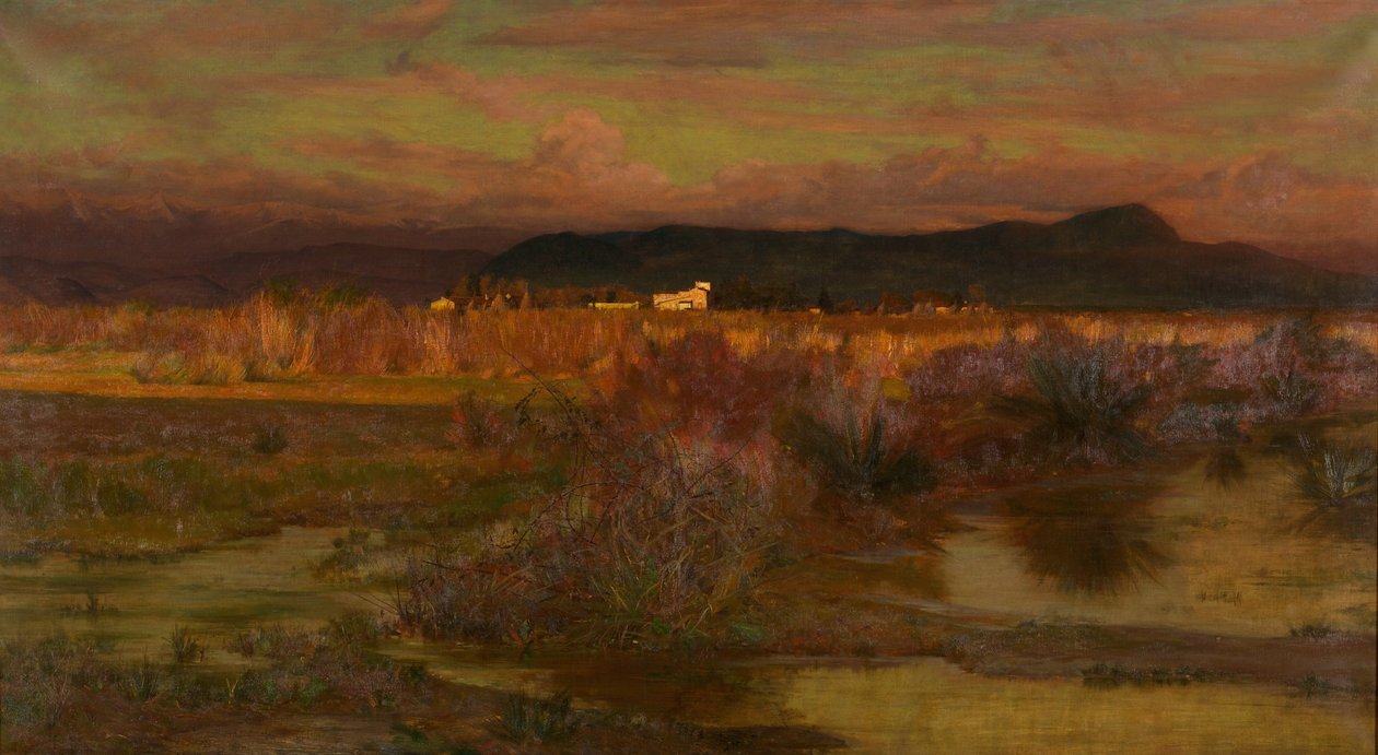 Resplandor en Italia - Tarde, 1909 de Matthew Ridley Corbet