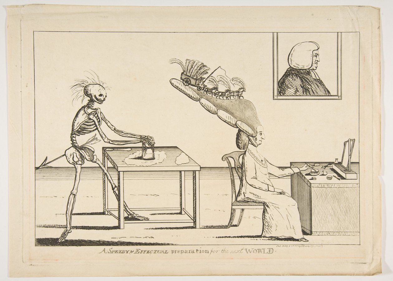 Una preparación rápida y efectiva para el próximo mundo, 1 de mayo de 1777 de Matthew Darly